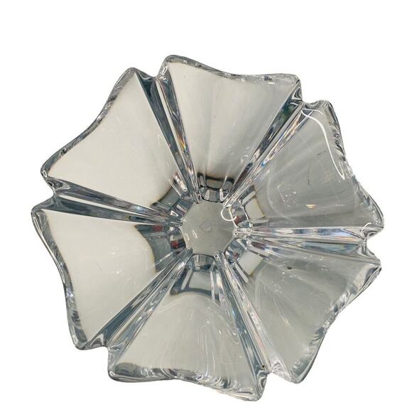 Orrefors Orion Crystal Bowl 7” Wide Signed Lars Hellsten LH 464213 Sweden - Picture 7 of 16